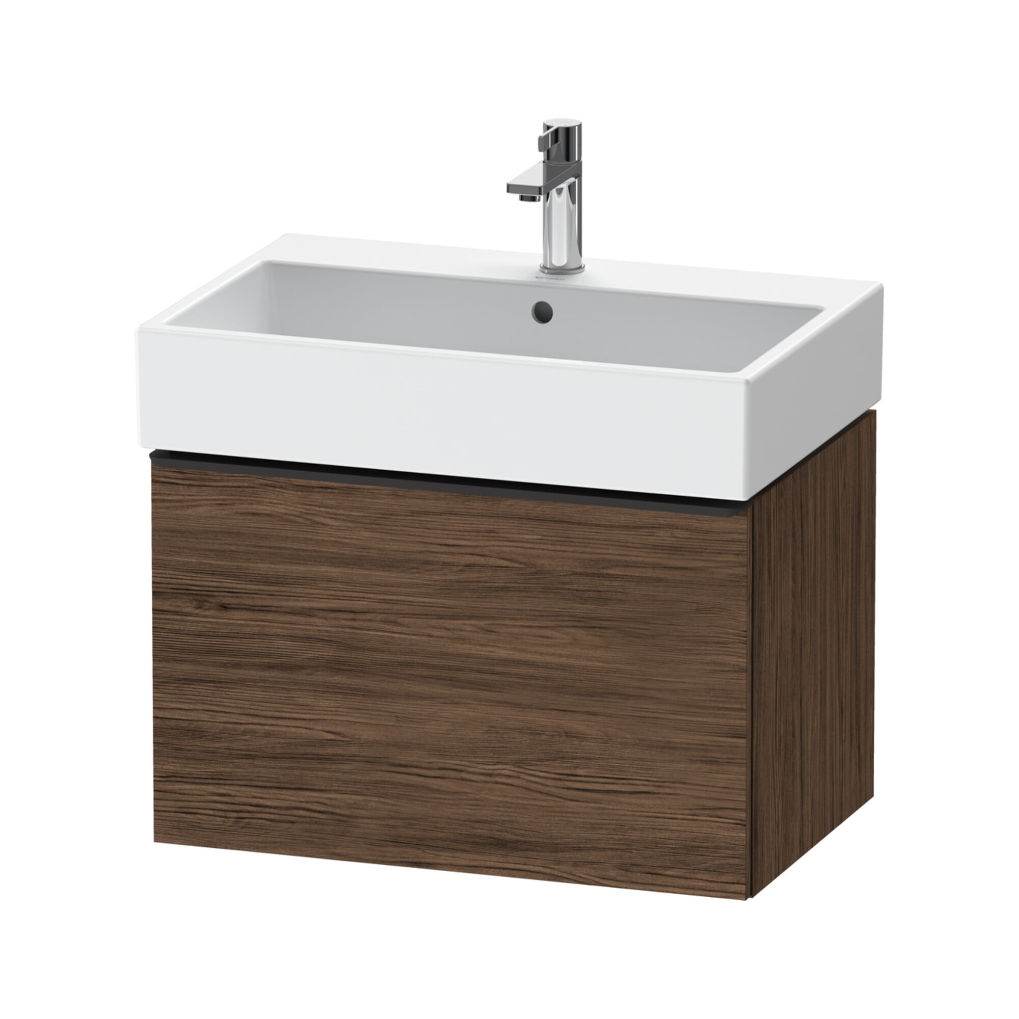 Duravit Waschtischunterschrank D-Neo 68,4x44,2cm, sw/Nuss d, 1 Ausz., wandhängend