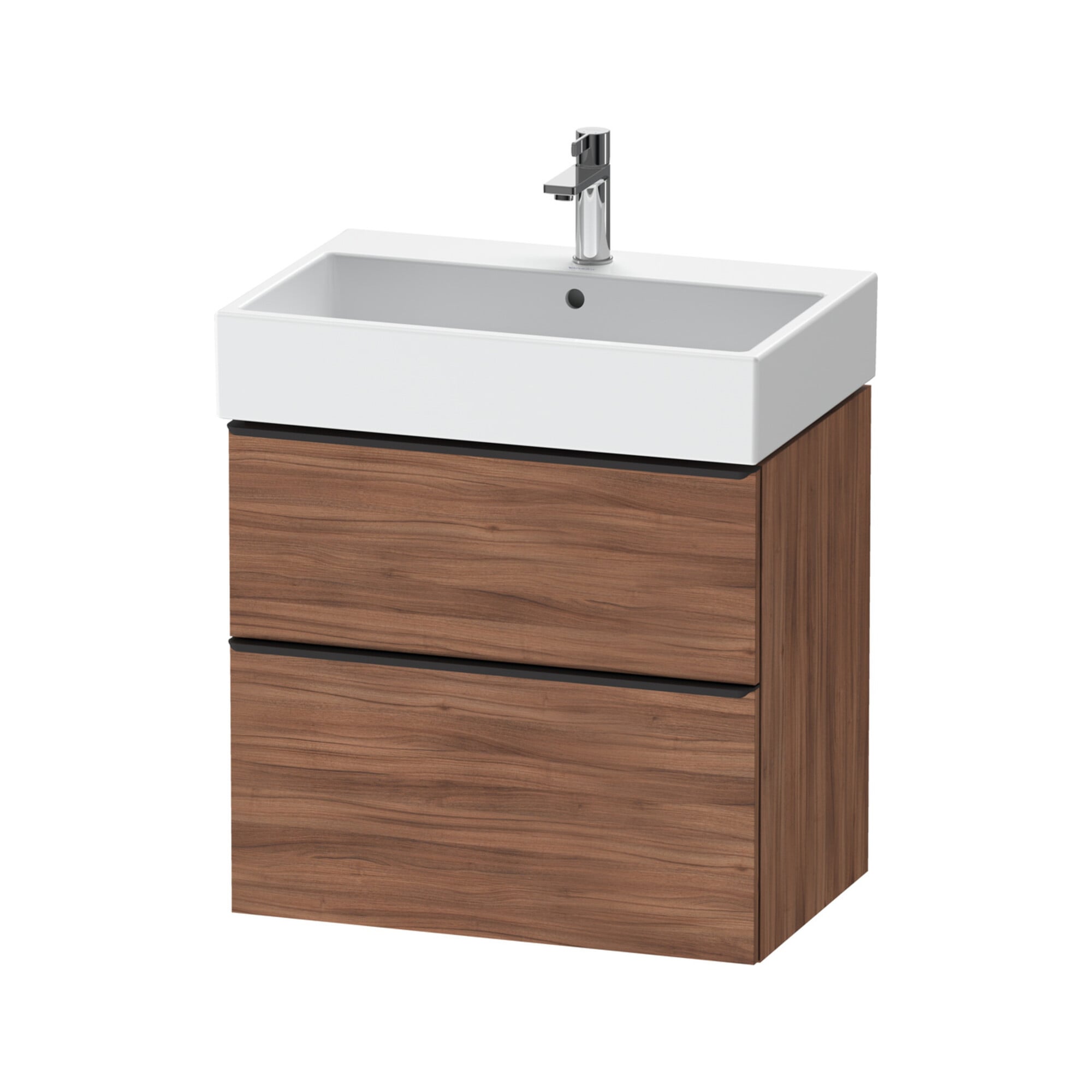 Duravit Waschtischunterschrank D-Neo 68,4x44,2cm, sw/Nuss N, 1 Kast, 1 Ausz.