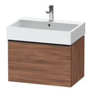 Duravit Waschtischunterschrank D-Neo 68,4x44,2cm, sw/Nuss Nat, 1 Ausz., wandhängend