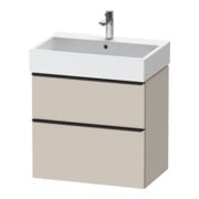 Duravit Waschtischunterschrank D-Neo 68,4x44,2cm, sw/Taup m, 1 Kast, 1 Ausz.