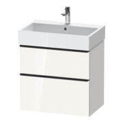 Duravit Waschtischunterschrank D-Neo 68,4x44,2cm, sw/w g, 1 Schubk., 1 Ausz.