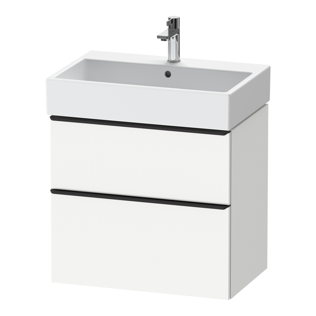 Duravit Waschtischunterschrank D-Neo 68,4x44,2cm, sw/w ma, 1 Schubk., 1 Ausz.