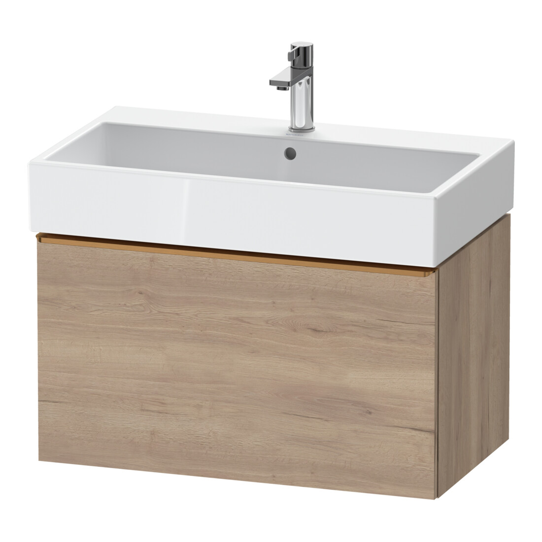 Duravit Waschtischunterschrank D-Neo 78,4x44,2cm, b geb/Ei ma, 1 Ausz., wandhängend