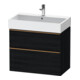 Duravit Waschtischunterschrank D-Neo 78,4x44,2cm, b geb/Ei s, 1 Kast, 1 Ausz.-1