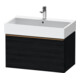 Duravit Waschtischunterschrank D-Neo 78,4x44,2cm, b geb/Ei sw, 1 Ausz., wandhängend-1