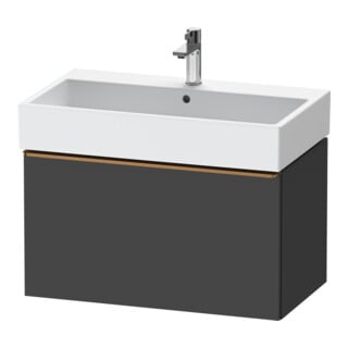 Duravit Waschtischunterschrank D-Neo 78,4x44,2cm, b geb/Gra m, 1 Ausz., wandhängend