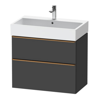 Duravit Waschtischunterschrank D-Neo 78,4x44,2cm, b geb/Gra m, 1 Kast, 1 A