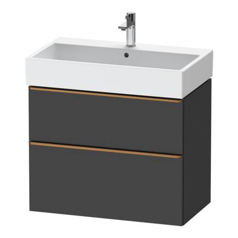 Duravit Waschtischunterschrank D-Neo 78,4x44,2cm, b geb/Gra m, 1 Kast, 1 A