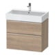 Duravit Waschtischunterschrank D-Neo 78,4x44,2cm, ch/Ei ma, 1 Kast, 1 Ausz.-1