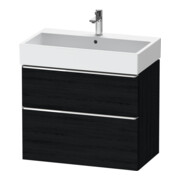 Duravit Waschtischunterschrank D-Neo 78,4x44,2cm, ch/Ei s, 1 Schubk., 1 Ausz.