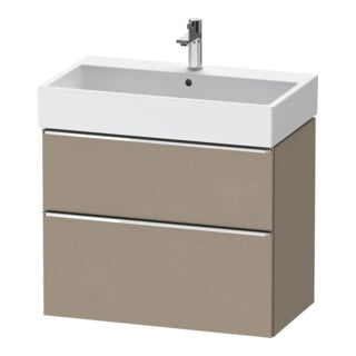 Duravit Waschtischunterschrank D-Neo 78,4x44,2cm, ch/Lein, 1 Schubk., 1 Ausz.