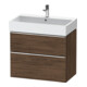 Duravit Waschtischunterschrank D-Neo 78,4x44,2cm, ch/nb d, 1 Schubk., 1 Ausz.-1