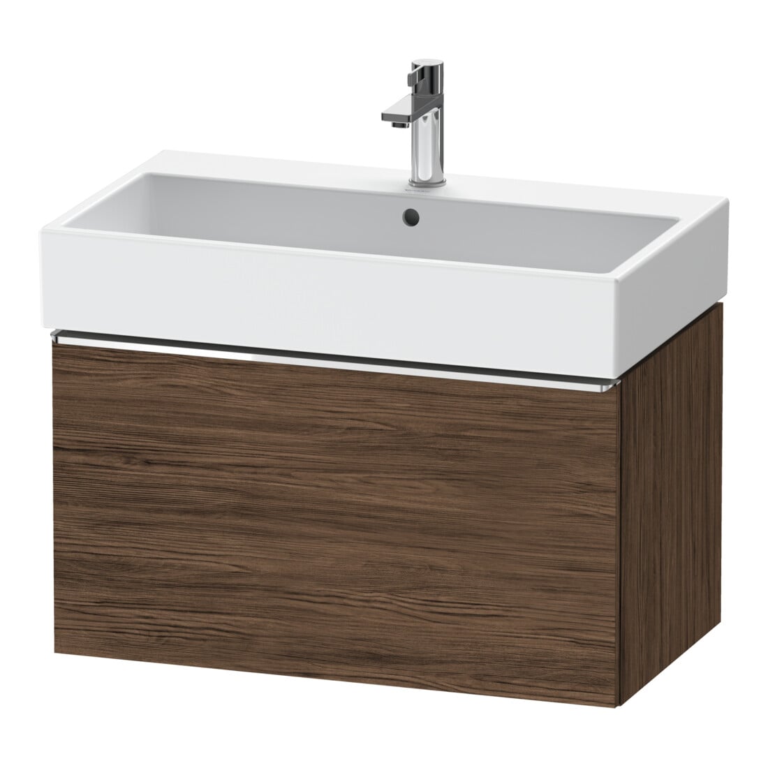 Duravit Waschtischunterschrank D-Neo 78,4x44,2cm, ch/nb dkl., 1 Ausz., wandhängend