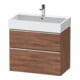 Duravit Waschtischunterschrank D-Neo 78,4x44,2cm, ch/nb N, 1 Schubk., 1 Ausz.-1