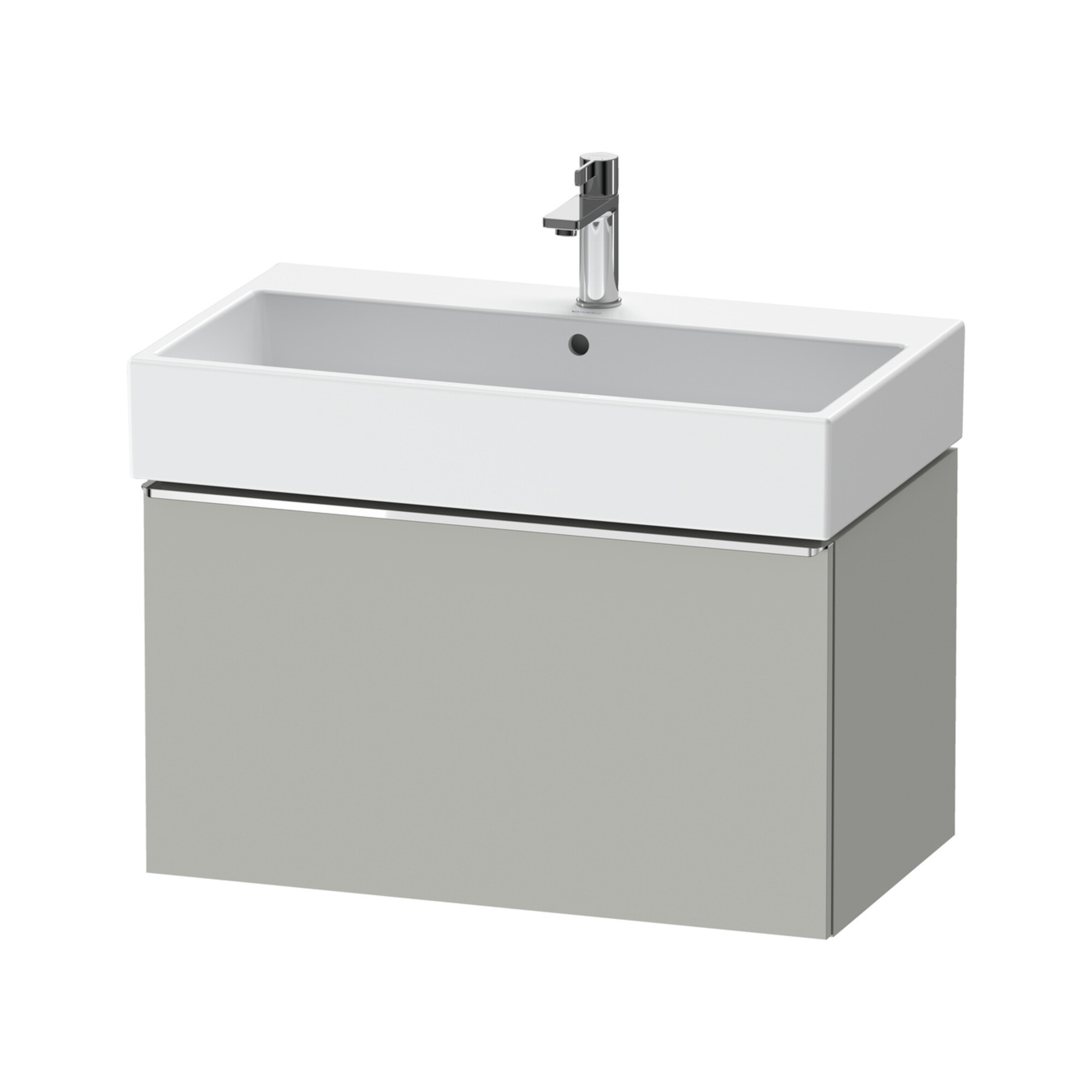 Duravit Waschtischunterschrank D-Neo 78,4x44,2cm, chr/Bet ma, 1 Ausz., wandhängend