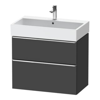 Duravit Waschtischunterschrank D-Neo 78,4x44,2cm, chr/Gra m, 1 Kast, 1 Ausz.