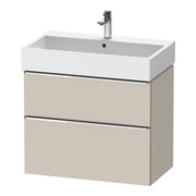Duravit Waschtischunterschrank D-Neo 78,4x44,2cm, chr/Taup m, 1 Kast, 1 Ausz.-1