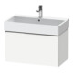 Duravit Waschtischunterschrank D-Neo 78,4x44,2cm, chr/we ma, 1 Ausz., wandhängend-1