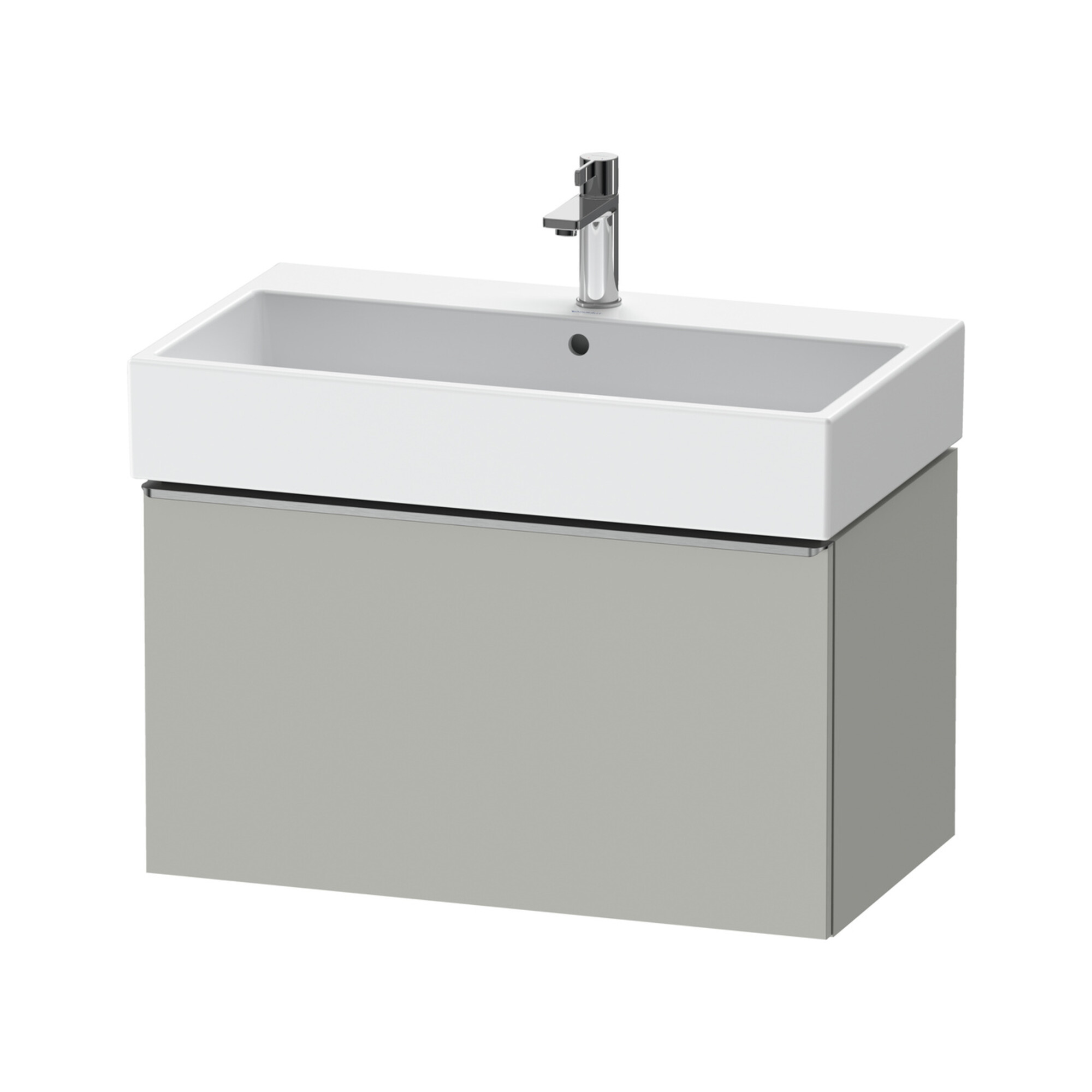 Duravit Waschtischunterschrank D-Neo 78,4x44,2cm, ES geb/gr m, 1 Ausz., wandhängend