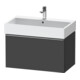 Duravit Waschtischunterschrank D-Neo 78,4x44,2cm, ES geb/Gra m, 1 A, wandhängend-1