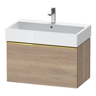 Duravit Waschtischunterschrank D-Neo 78,4x44,2cm, g pol/Ei ma, 1 Ausz., wandhängend