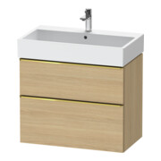 Duravit Waschtischunterschrank D-Neo 78,4x44,2cm, g pol/Ei N, 1 Kast, 1 Ausz.