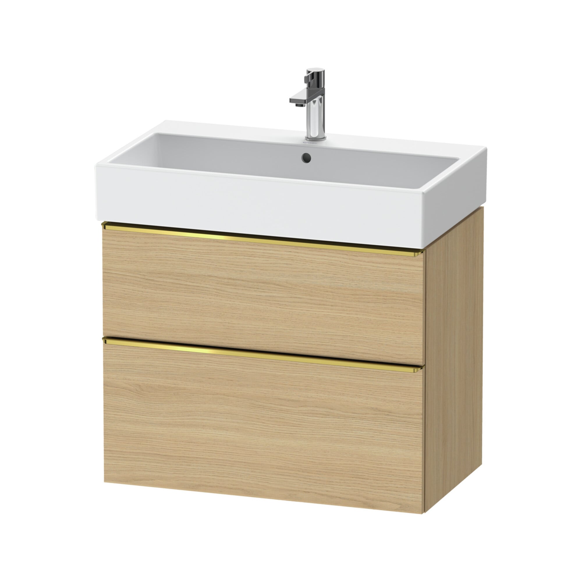 Duravit Waschtischunterschrank D-Neo 78,4x44,2cm, g pol/Ei N, 1 Kast, 1 Ausz.