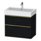 Duravit Waschtischunterschrank D-Neo 78,4x44,2cm, g pol/Ei s, 1 Kast, 1 Ausz.-1