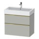 Duravit Waschtischunterschrank D-Neo 78,4x44,2cm, g pol/gr m, 1 Kast, 1 Ausz.-1