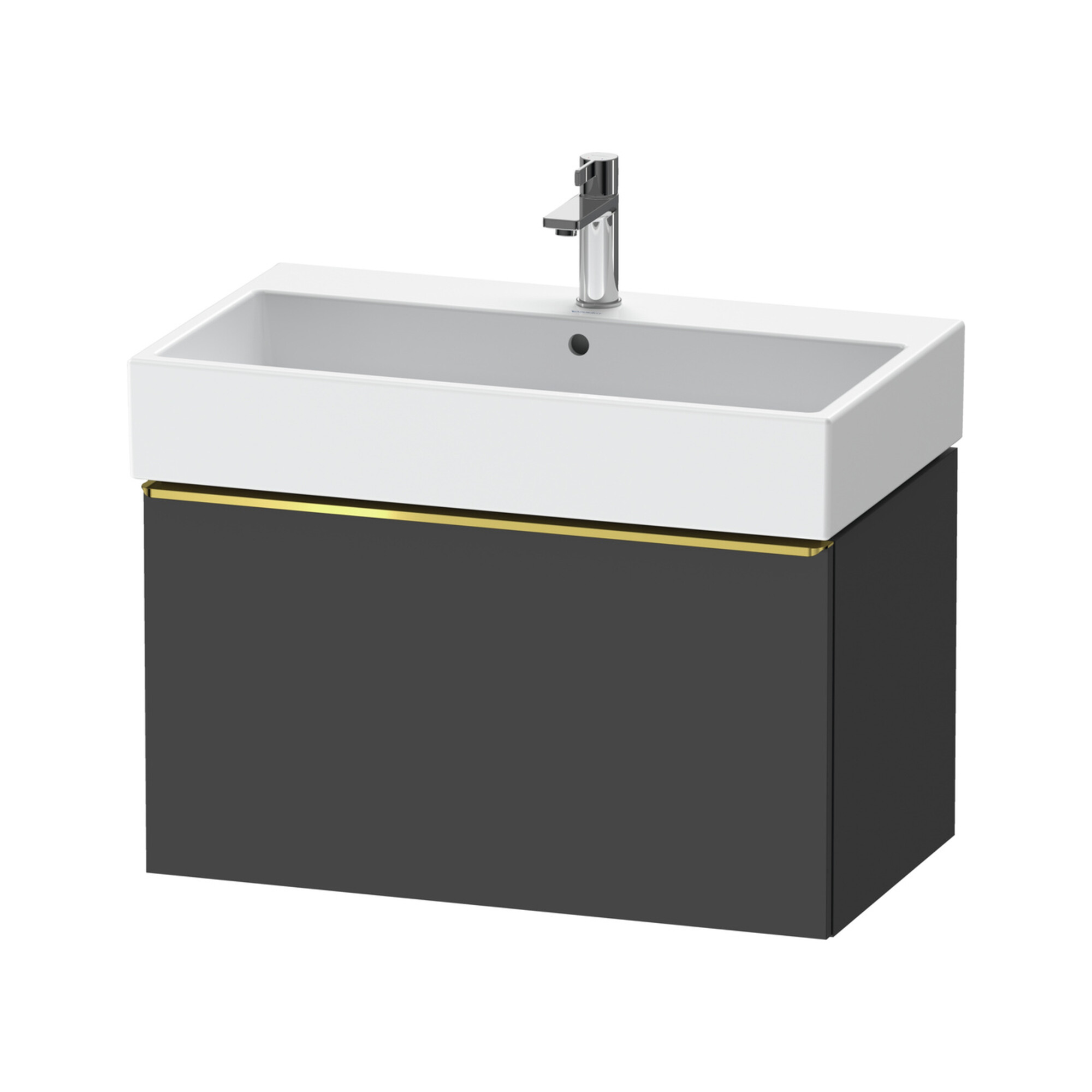 Duravit Waschtischunterschrank D-Neo 78,4x44,2cm, g pol/gra m, 1 Ausz., wandhängend
