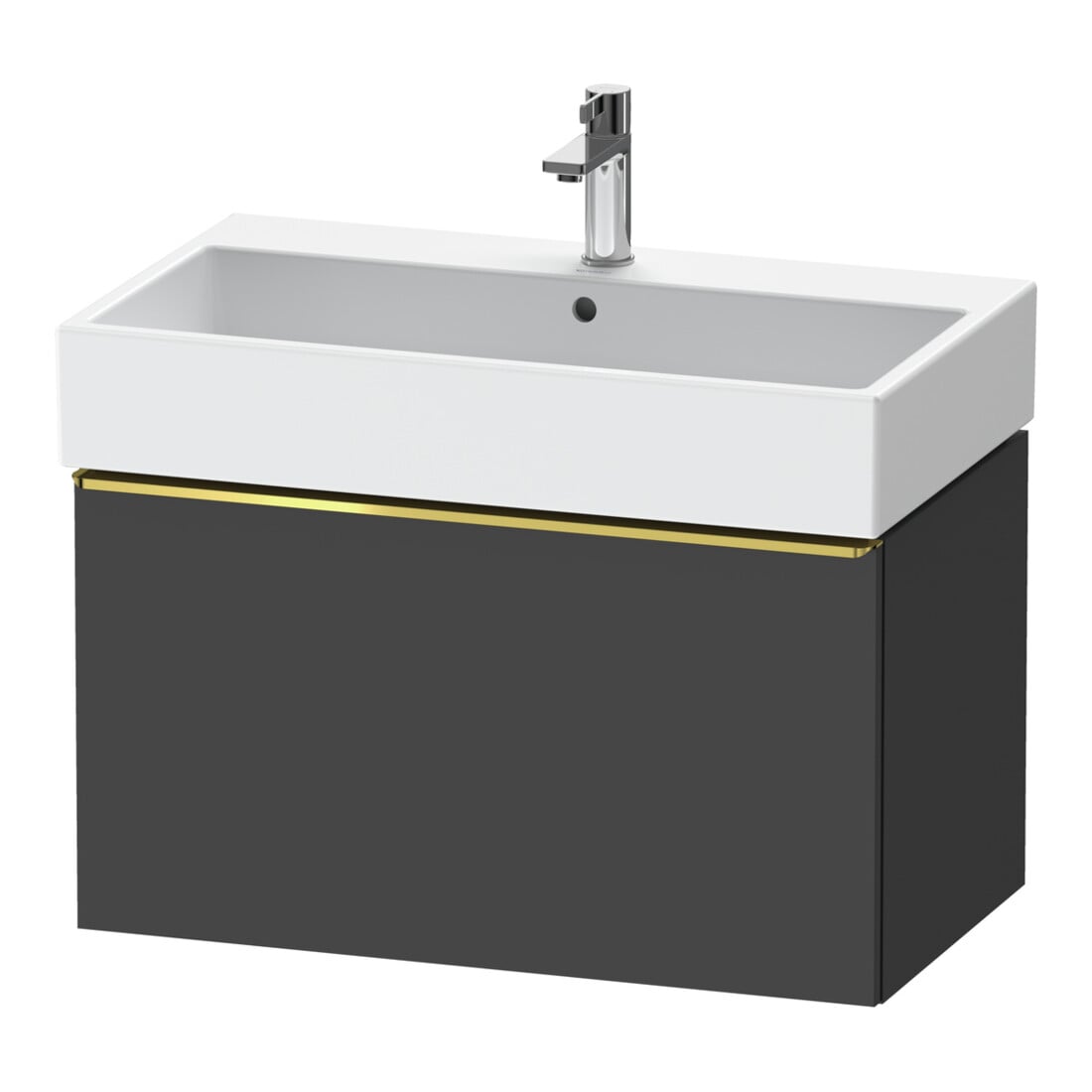 Duravit Waschtischunterschrank D-Neo 78,4x44,2cm, g pol/gra m, 1 Ausz., wandhängend