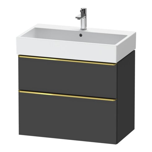 Duravit Waschtischunterschrank D-Neo 78,4x44,2cm, g pol/gra m, 1 Kast, 1 A