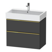 Duravit Waschtischunterschrank D-Neo 78,4x44,2cm, g pol/gra m, 1 Kast, 1 A