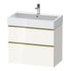 Duravit Waschtischunterschrank D-Neo 78,4x44,2cm, g pol/w g, 1 Kast, 1 Ausz.-1