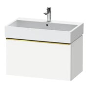 Duravit Waschtischunterschrank D-Neo 78,4x44,2cm, g pol/w ma, 1 Ausz., wandhängend
