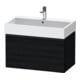 Duravit Waschtischunterschrank D-Neo 78,4x44,2cm, sw/Ei sw, 1 Ausz., wandhängend-1