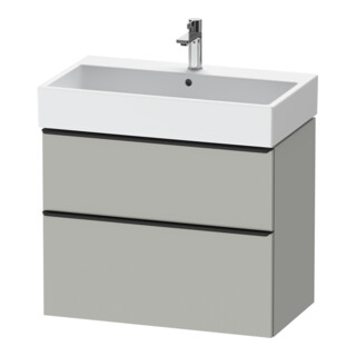 Duravit Waschtischunterschrank D-Neo 78,4x44,2cm, sw/gr m, 1 Schubk., 1 Ausz.