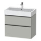 Duravit Waschtischunterschrank D-Neo 78,4x44,2cm, sw/gr m, 1 Schubk., 1 Ausz.-1