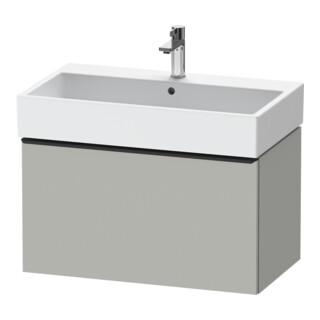 Duravit Waschtischunterschrank D-Neo 78,4x44,2cm, sw/gr ma, 1 Ausz., wandhängend
