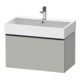 Duravit Waschtischunterschrank D-Neo 78,4x44,2cm, sw/gr ma, 1 Ausz., wandhängend-1