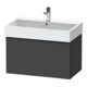 Duravit Waschtischunterschrank D-Neo 78,4x44,2cm, sw/Grap ma, 1 Ausz., wandhängend-1