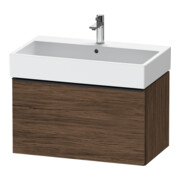 Duravit Waschtischunterschrank D-Neo 78,4x44,2cm, sw/Nuss d, 1 Ausz., wandhängend-1