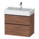 Duravit Waschtischunterschrank D-Neo 78,4x44,2cm, sw/Nuss N, 1 Kast, 1 Ausz.-1