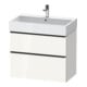 Duravit Waschtischunterschrank D-Neo 78,4x44,2cm, sw/w g, 1 Schubk., 1 Ausz.-1