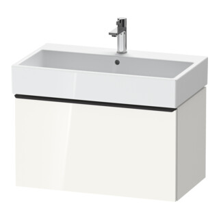 Duravit Waschtischunterschrank D-Neo 78,4x44,2cm, sw/w hgl, 1 Ausz., wandhängend