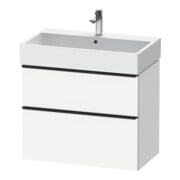 Duravit Waschtischunterschrank D-Neo 78,4x44,2cm, sw/w ma, 1 Schubk., 1 Ausz.