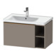 Duravit Waschtischunterschrank D-Neo 78,4x45,2cm, 1 A, B L, b geb/Basalt ma-1