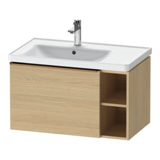 Duravit Waschtischunterschrank D-Neo 78,4x45,2cm, 1 A, B L, b geb/Eiche Nat