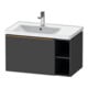 Duravit Waschtischunterschrank D-Neo 78,4x45,2cm, 1 A, B L, b geb/Graphit ma-1
