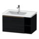 Duravit Waschtischunterschrank D-Neo 78,4x45,2cm, 1 A, B L, bron geb/Eiche sw-1